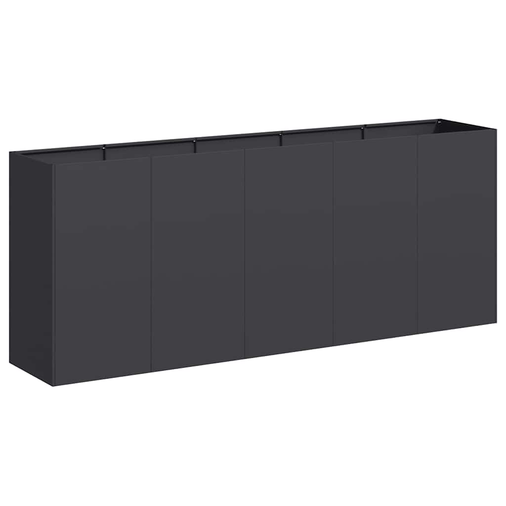 Planter Black Cold-rolled Steel Large Durable Planter