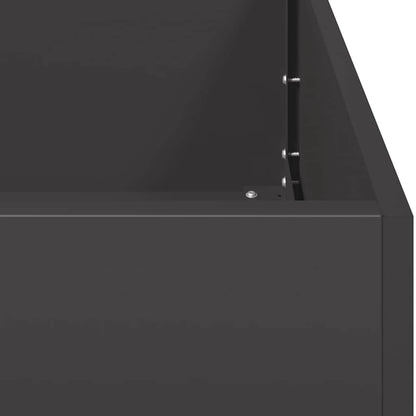 Planter Black Cold-rolled Steel Large Durable Planter