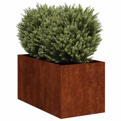 Planter Rusty 40x80x40 cm Weathering Steel