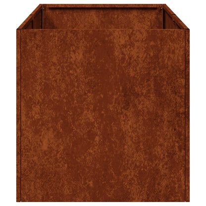 Planter Rusty 40x80x40 cm Weathering Steel