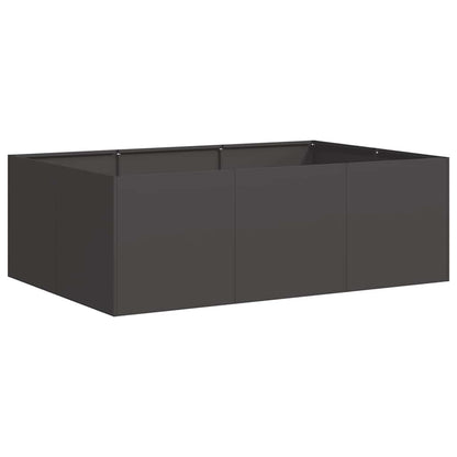 Planter Black Cold-rolled steel Large Planter Rectangular