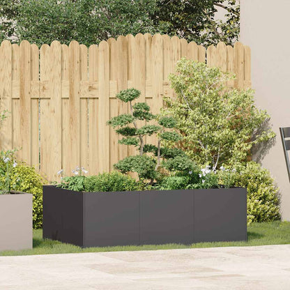 Planter Black Cold-rolled steel Large Planter Rectangular