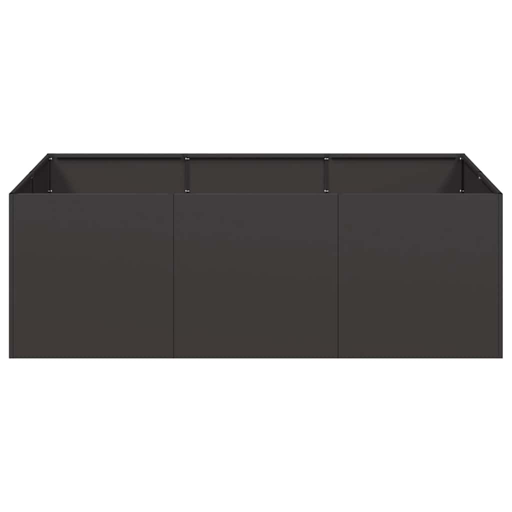 Planter Black Cold-rolled steel Large Planter Rectangular