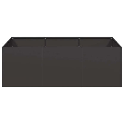 Planter Black Cold-rolled steel Large Planter Rectangular