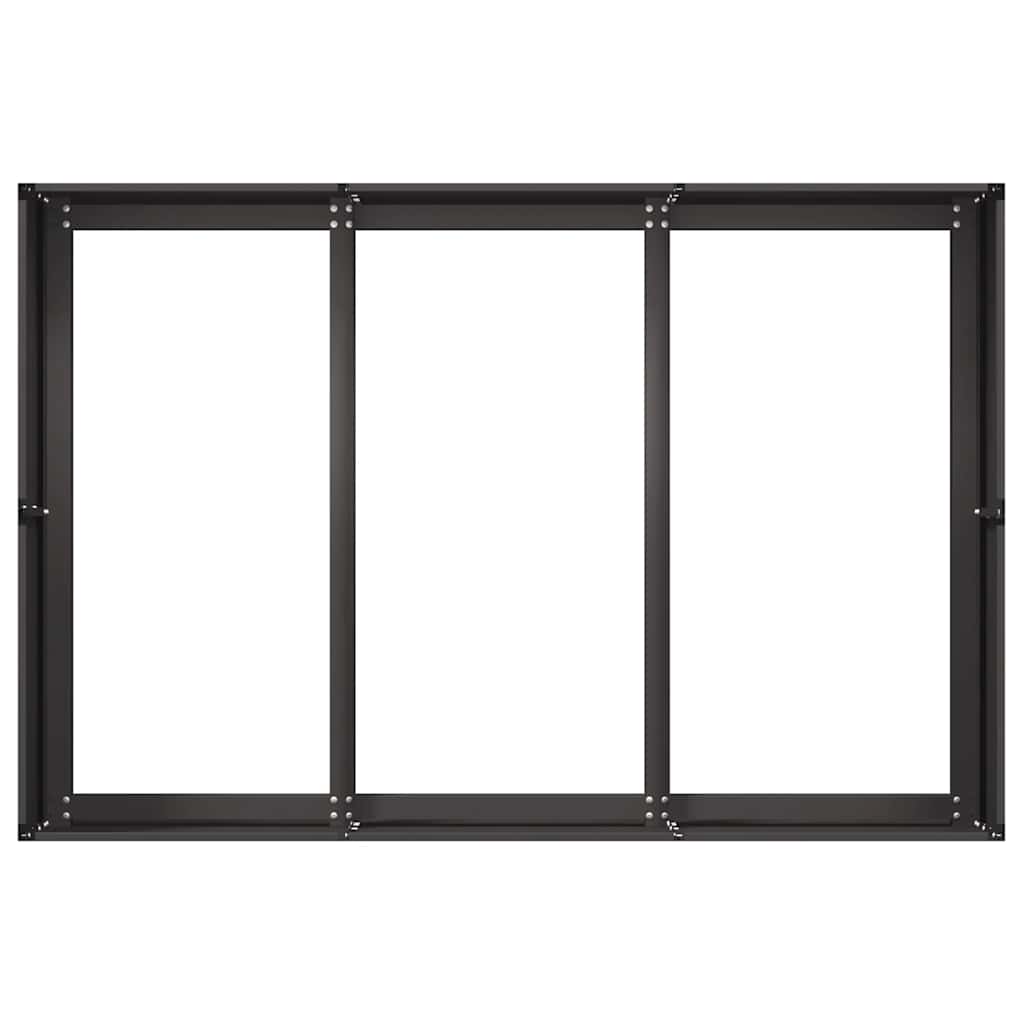 Planter Black Cold-rolled steel Large Planter Rectangular