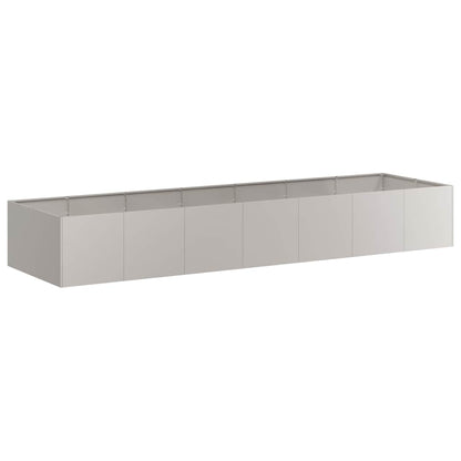 Garden Planter Rusty 280 x 80 x 40 cm