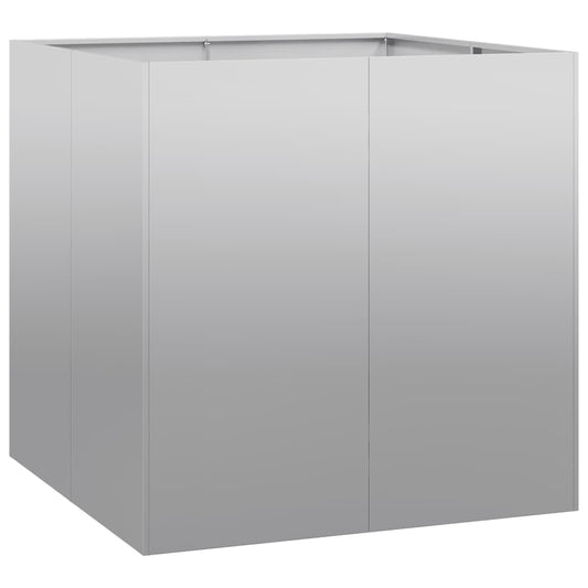 Planter 80x80x80 cm Galvanised Steel