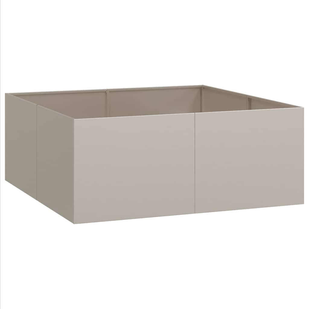 Garden Planter Rusty 100 x 100 x 40 cm