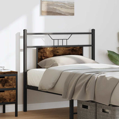 Replace Headboard Smoked Oak 75 cm Engineered Wood and Steel