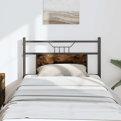 Replace Headboard Smoked Oak 75 cm Engineered Wood and Steel