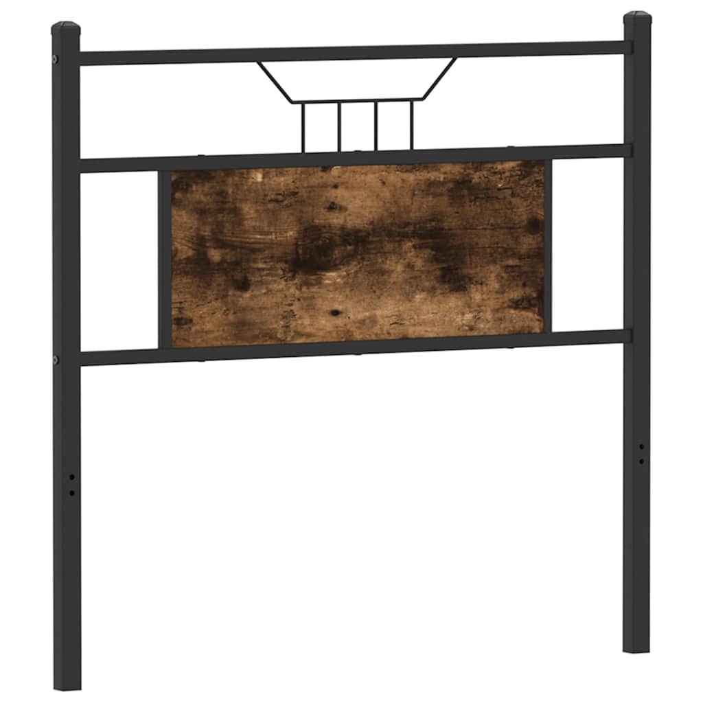 Replace Headboard Smoked Oak 80 cm Engineered Wood and Steel