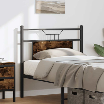 Replace Headboard Smoked Oak 80 cm Engineered Wood and Steel