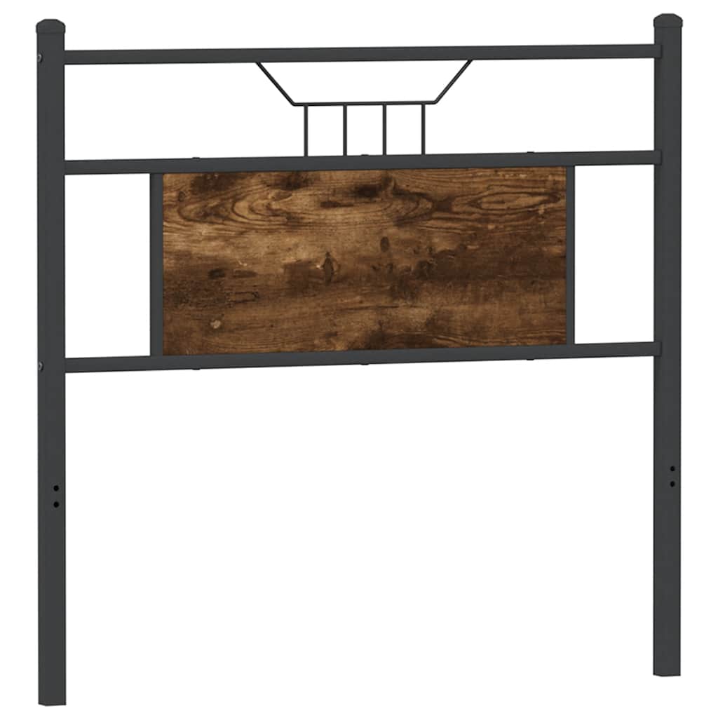Replace Headboard Smoked Oak 80 cm Engineered Wood and Steel