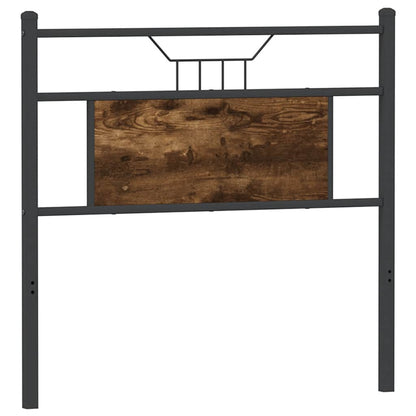 Replace Headboard Smoked Oak 80 cm Engineered Wood and Steel