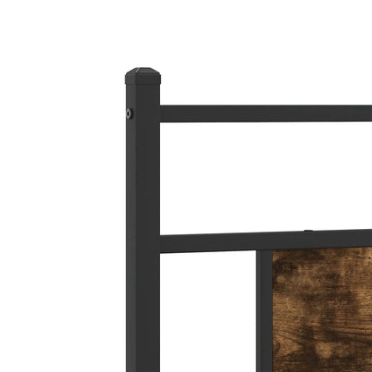 Replace Headboard Smoked Oak 80 cm Engineered Wood and Steel
