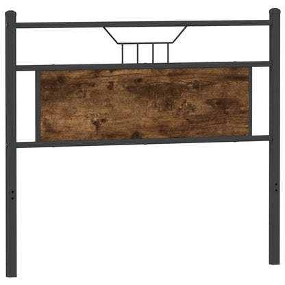 Replace Headboard Smoked Oak 100 cm Engineered Wood and Steel