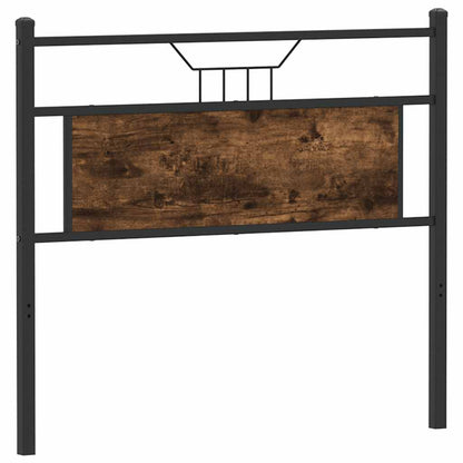 Replace Headboard Smoked Oak 107 cm Engineered Wood and Steel