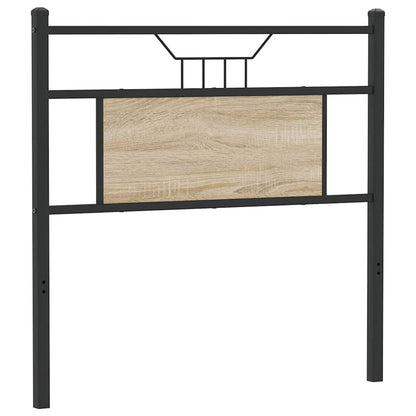 Replace Headboard Sonoma Oak 80 cm Engineered Wood and Steel