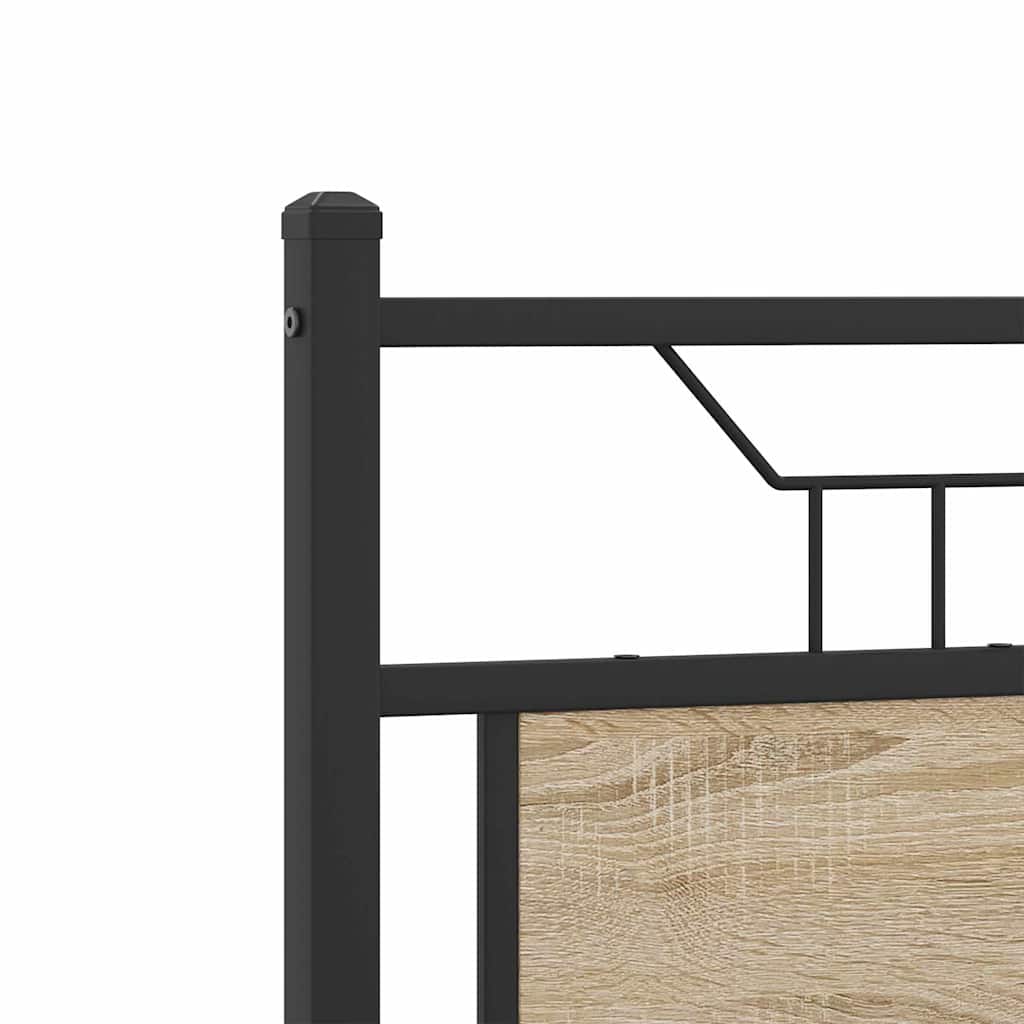 Replace Headboard Sonoma Oak 137 cm Engineered Wood and Steel