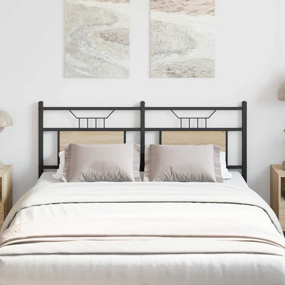 Replace Headboard Sonoma Oak 137 cm Engineered Wood and Steel
