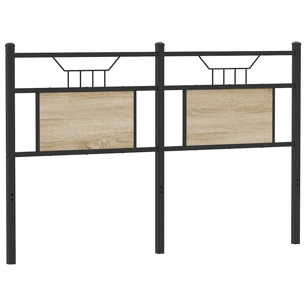 Replace Headboard Sonoma Oak 140 cm Engineered Wood and Steel