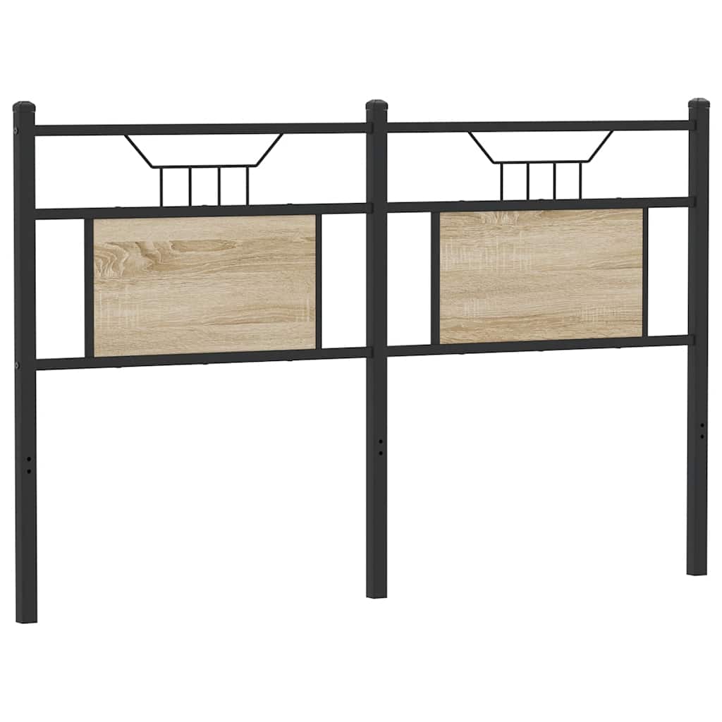 Replace Headboard Sonoma Oak 140 cm Engineered Wood and Steel