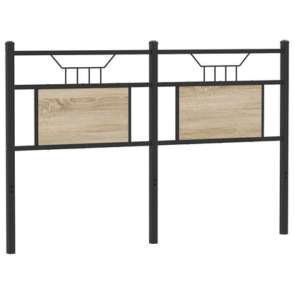 Replace Headboard Sonoma Oak 140 cm Engineered Wood and Steel