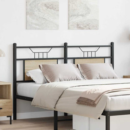 Replace Headboard Sonoma Oak 150 cm Engineered Wood and Steel