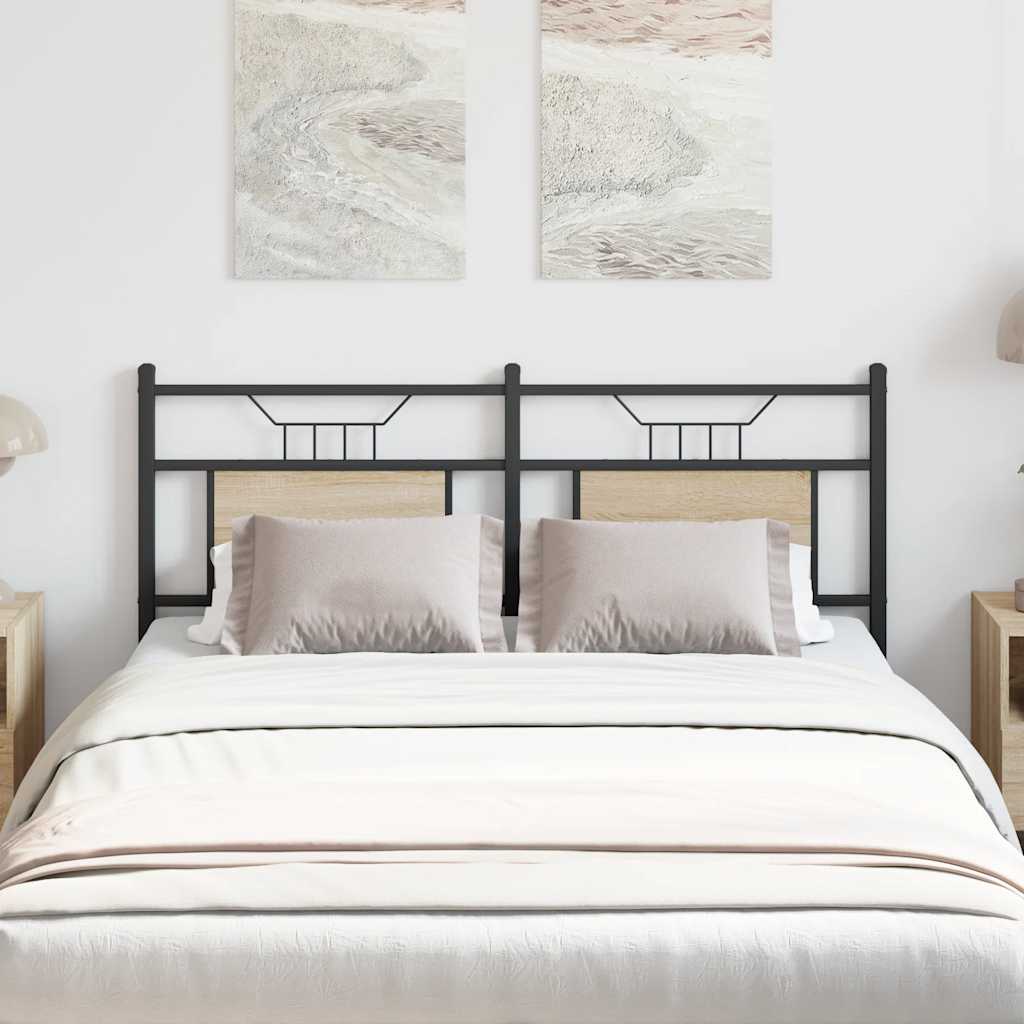 Replace Headboard Sonoma Oak 150 cm Engineered Wood and Steel