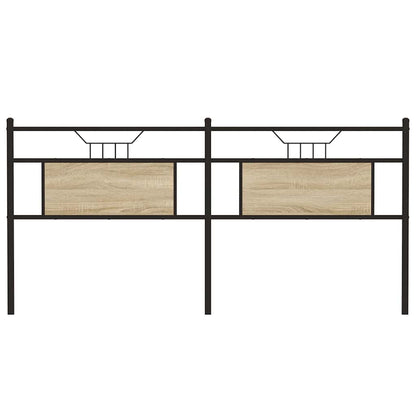 Replace Headboard Sonoma Oak 160 cm Engineered Wood and Steel
