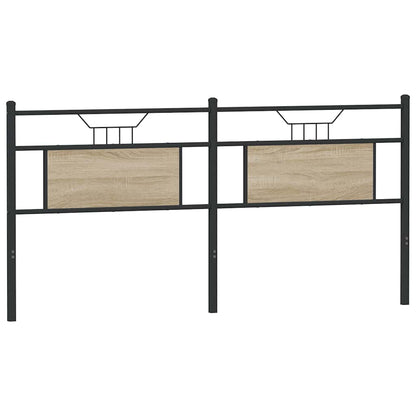 Replace Headboard Sonoma Oak 160 cm Engineered Wood and Steel
