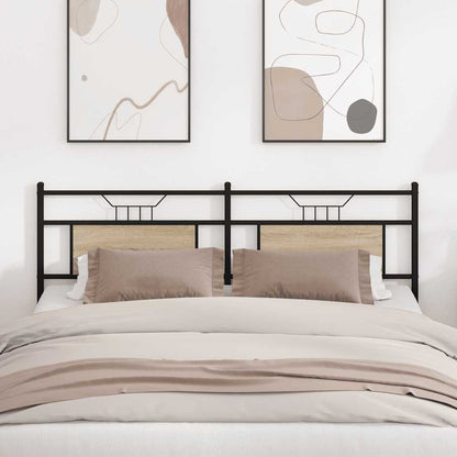 Replace Headboard Sonoma Oak 160 cm Engineered Wood and Steel