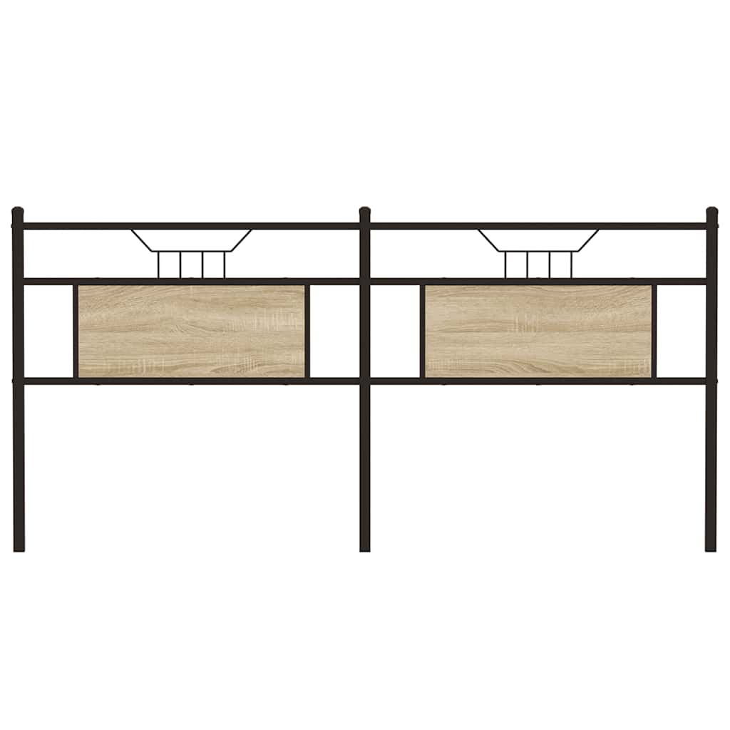Replace Headboard Sonoma Oak 180 cm Engineered Wood and Steel