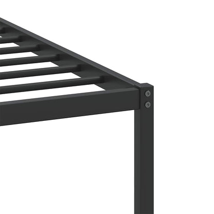 Bed Frame without Mattress Brown Oak 80x200 cm Engineered Wood