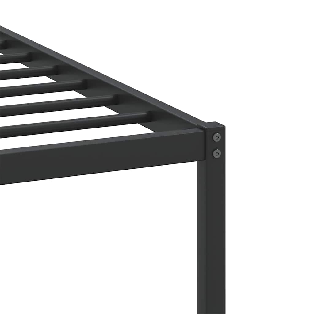 Bed Frame without Mattress Brown Oak 90x190 cm Single Engineered Wood