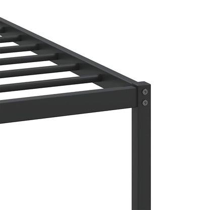 Bed Frame without Mattress Brown Oak 90x200 cm Engineered Wood