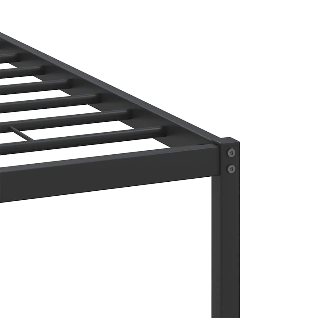 Bed Frame without Mattress Brown Oak 120x190 cm Small Double Engineered Wood