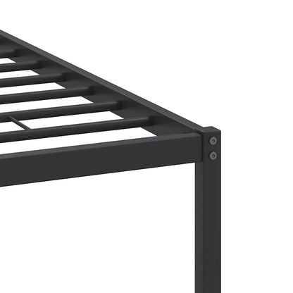 Bed Frame without Mattress Brown Oak 120x190 cm Small Double Engineered Wood