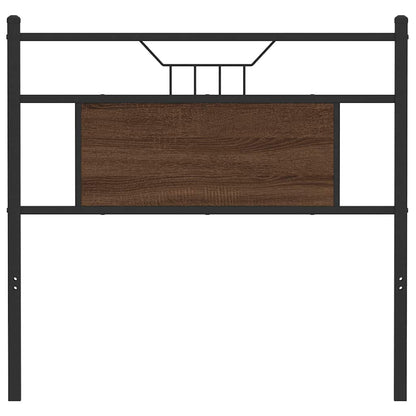 Replace Headboard Brown Oak 80 cm Engineered Wood and Steel