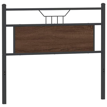 Replace Headboard Brown Oak 100 cm Engineered Wood and Steel