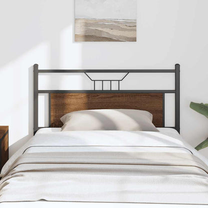 Replace Headboard Brown Oak 100 cm Engineered Wood and Steel