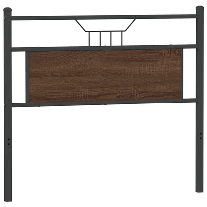 Replace Headboard Brown Oak 107 cm Engineered Wood and Steel