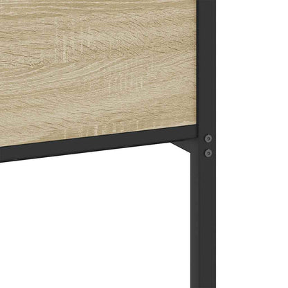 Bed Frame without Mattress Sonoma Oak 120x190 cm Small Double Engineered Wood