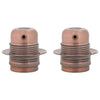 Lamp Holders 2 pcs Red Bronze E27