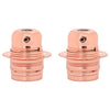 Lamp Holders 2 pcs Rose Gold E27