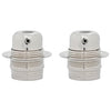 Lamp Holders 2 pcs Satin Nickel E27