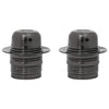 Lamp Holders 2 pcs Glossy Black E27