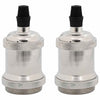 Lamp Holders 2 pcs Satin Nickel E27