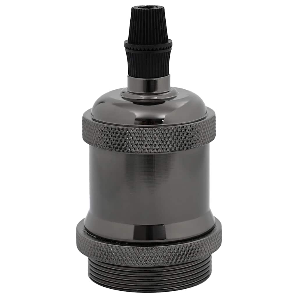 Lamp Holders 2 pcs Glossy Black E27