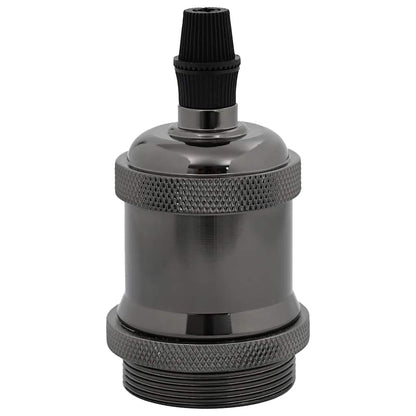 Lamp Holders 2 pcs Glossy Black E27